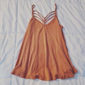 Express cage strappy tank top